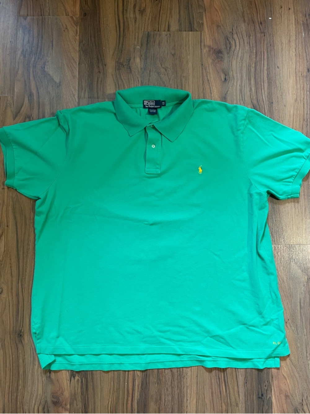 Polo Ralph Lauren Men's Short Sleeve Collared Polo Shirt Green Sz 3XL